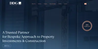 DDG Group Website screenshot